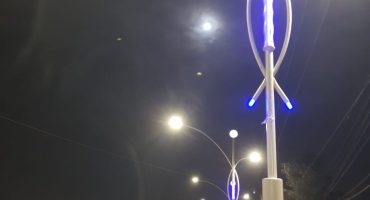 انارة الطريق الرابط بين شارع المستودع المول الكبير وشارع المعارض في الرمادي